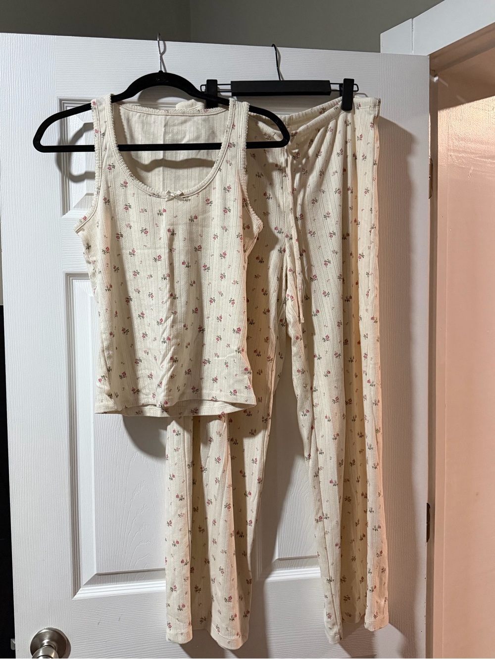 GAP Pointelle PJ Set | Tank Top + Wide Leg Pant - Picture 11 of 13